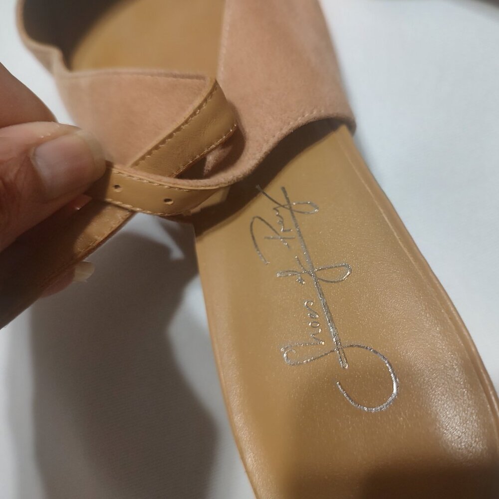 WOMEN'S SIZE 44 (W 12- M 10.5) "SHOES OF PREY" SPECTATOR TAN/BLACK SLING BACK - Picture 7 of 9